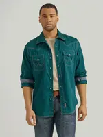 Wrangler Retro Premium Western Snap Solid Shirt