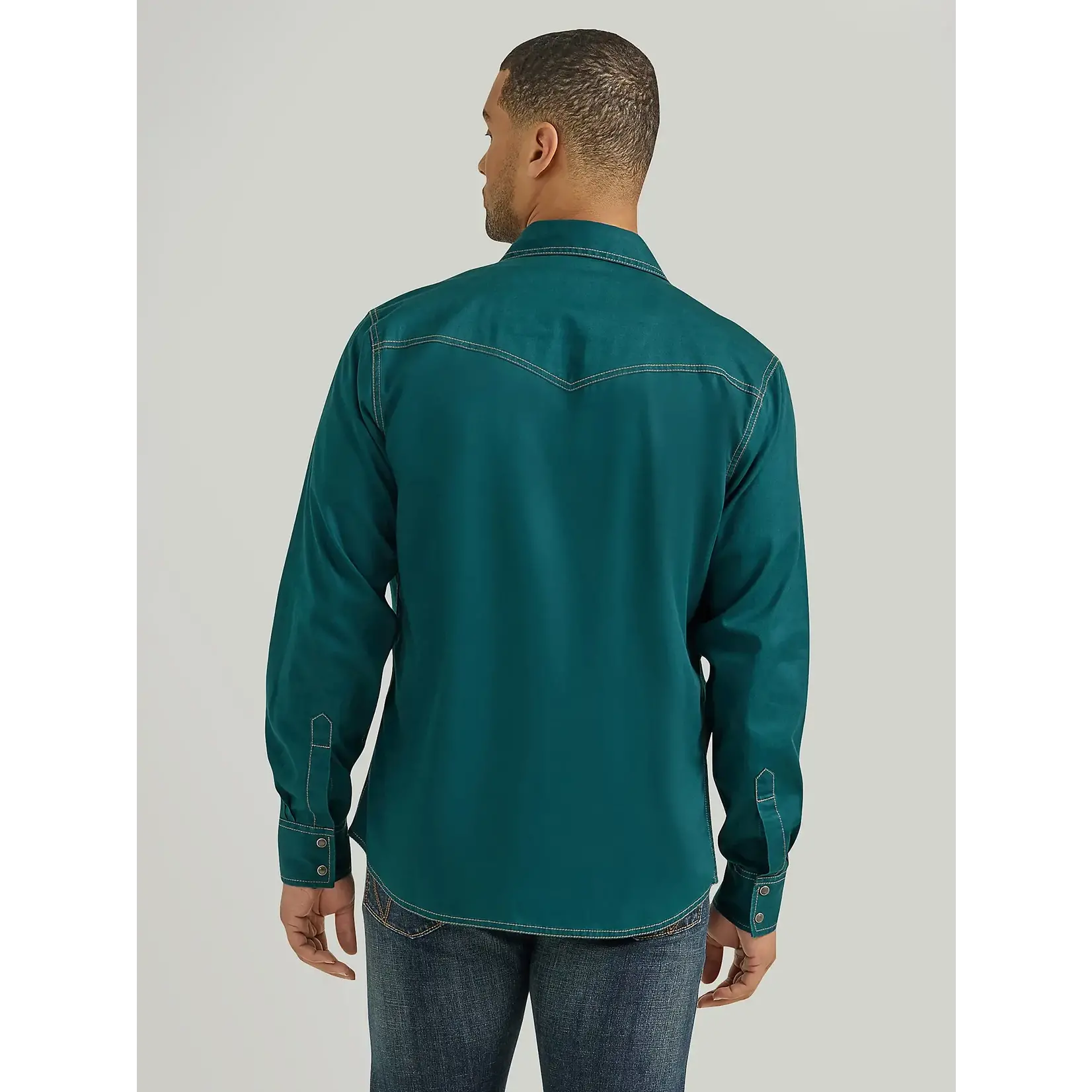 Wrangler Retro Premium Western Snap Solid Shirt