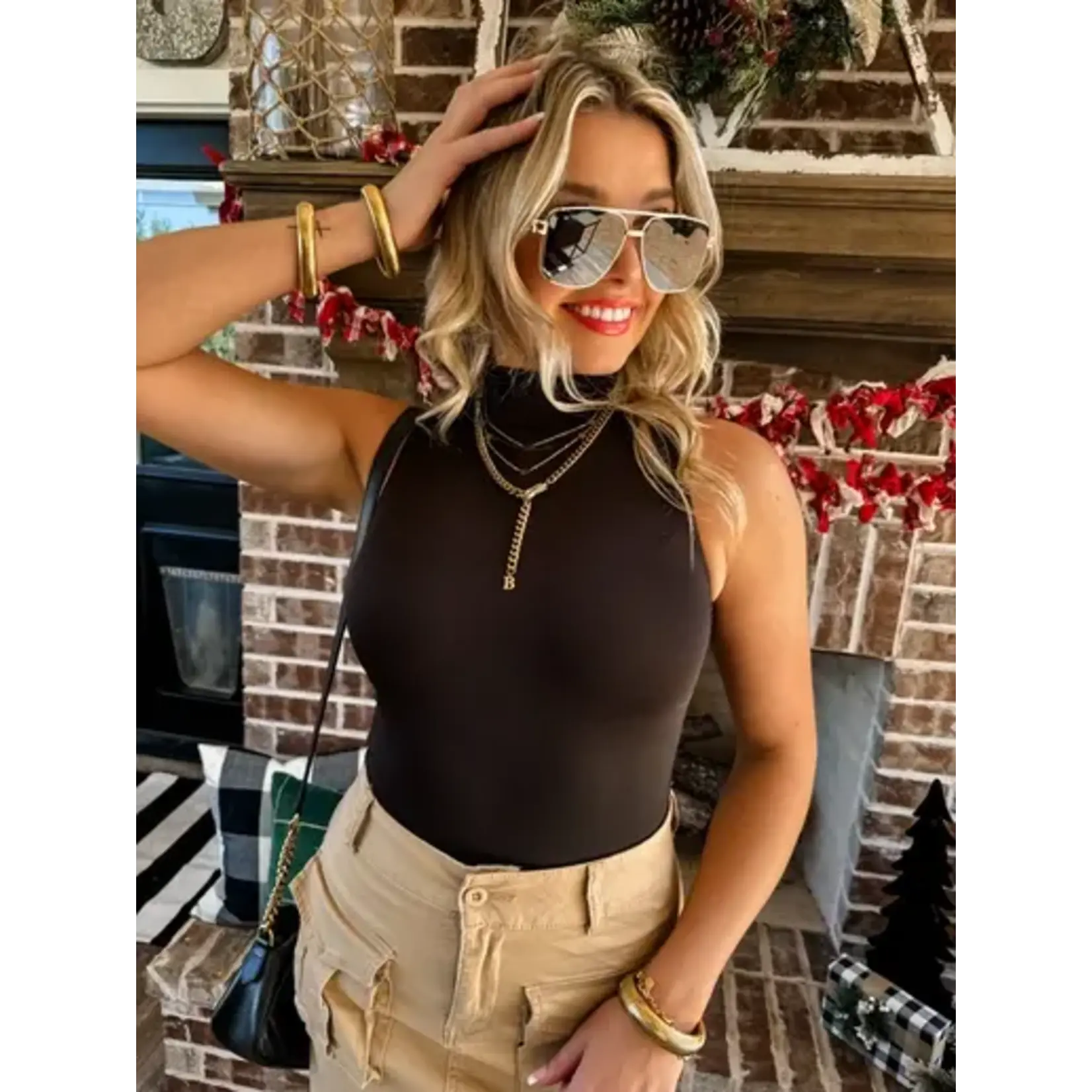Baylie Mock Neck