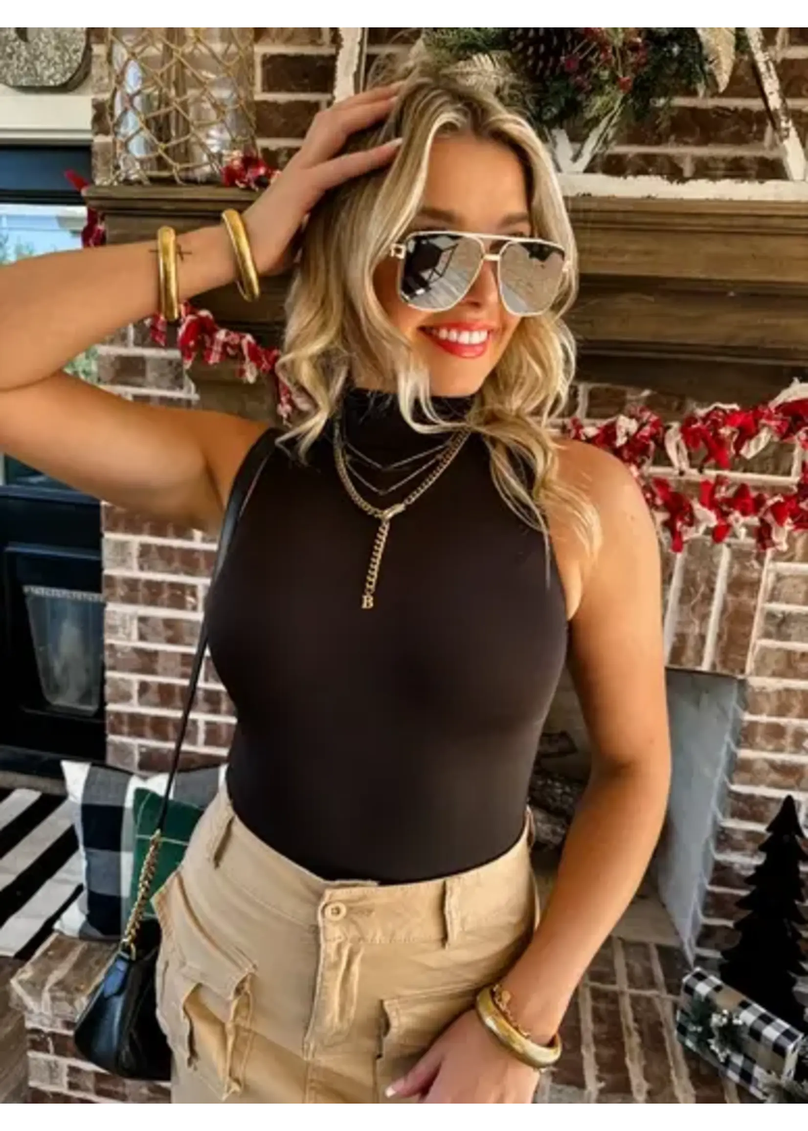 Baylie Mock Neck