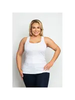 Luscious Rib Knit  Scoop Tank Top