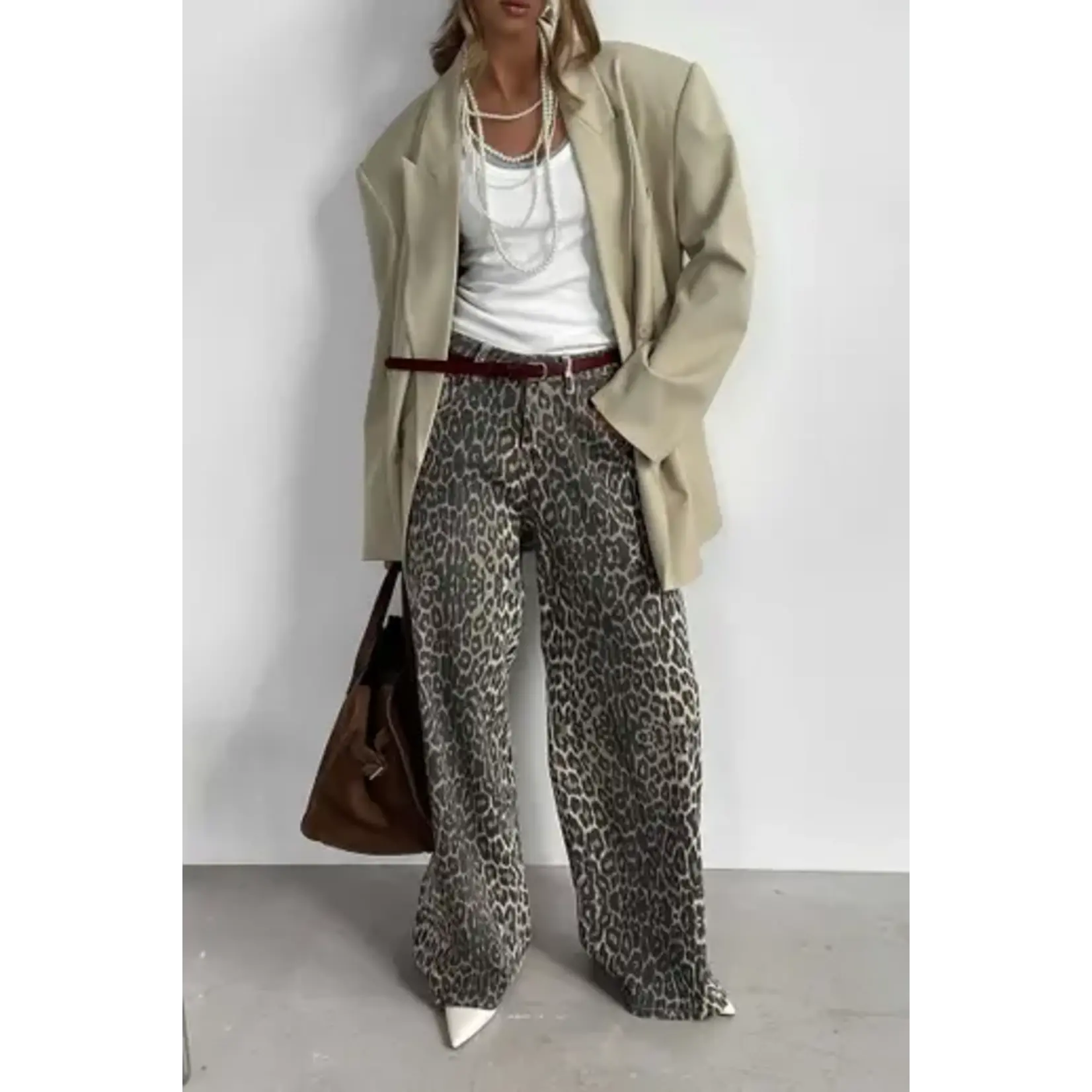 Leopard Print Wide Leg