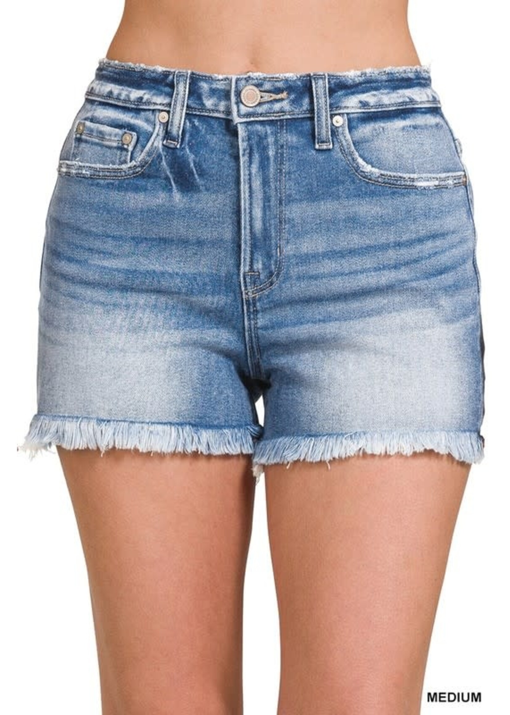 Ava Medium Wash Denim Shorts
