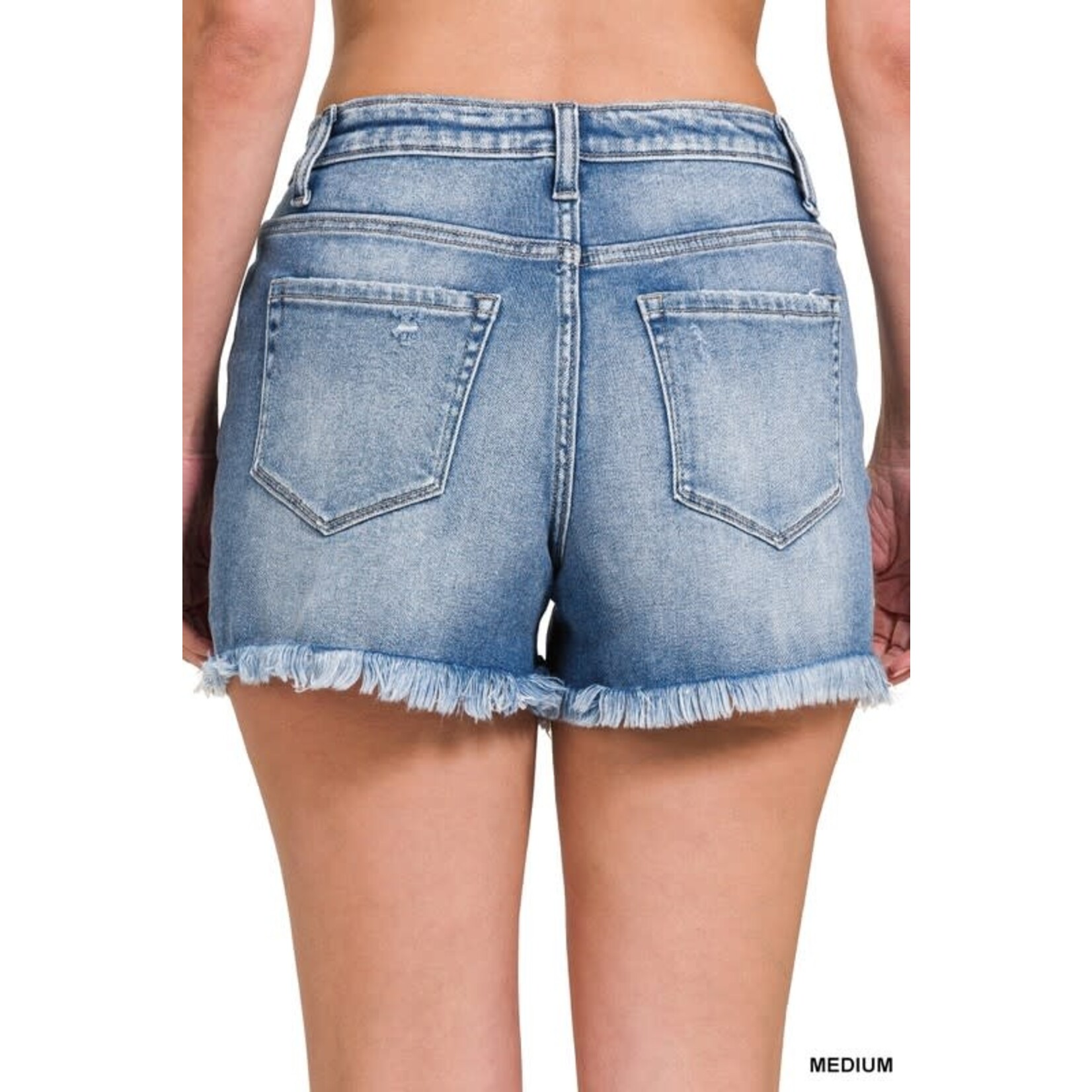 Ava Medium Wash Denim Shorts