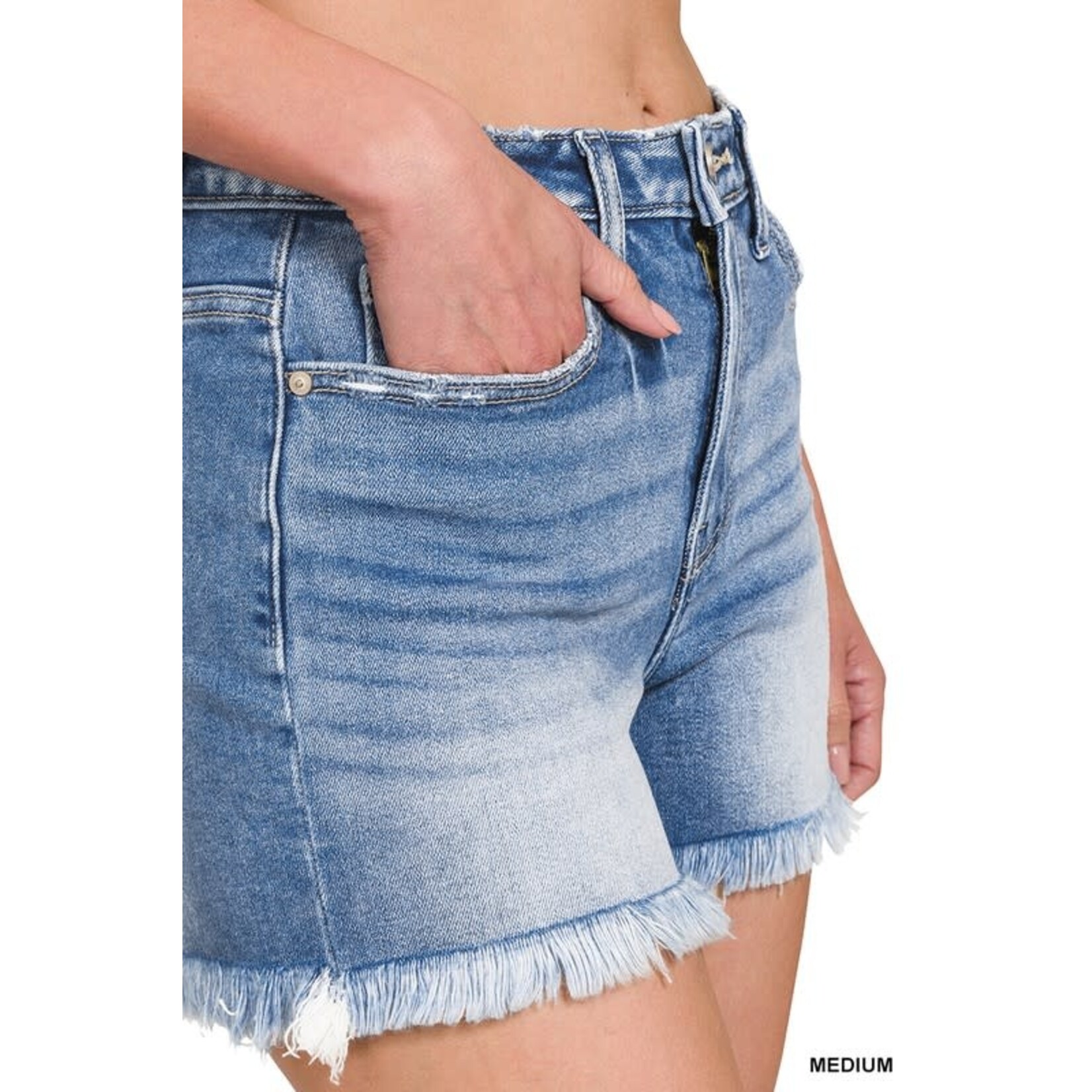 Ava Medium Wash Denim Shorts