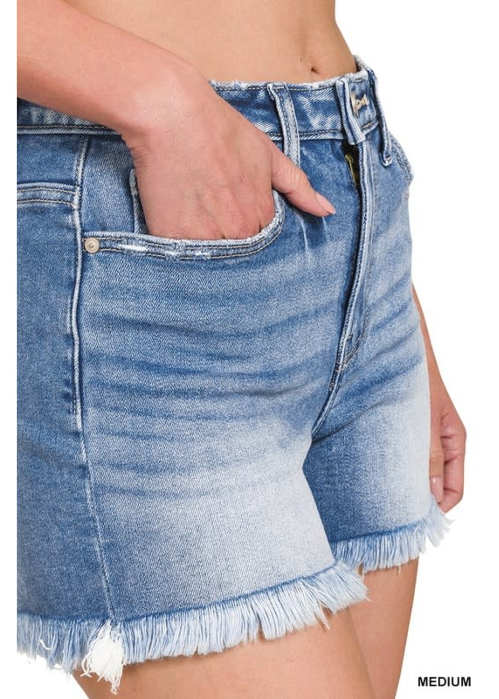 Ava Medium Wash Denim Shorts