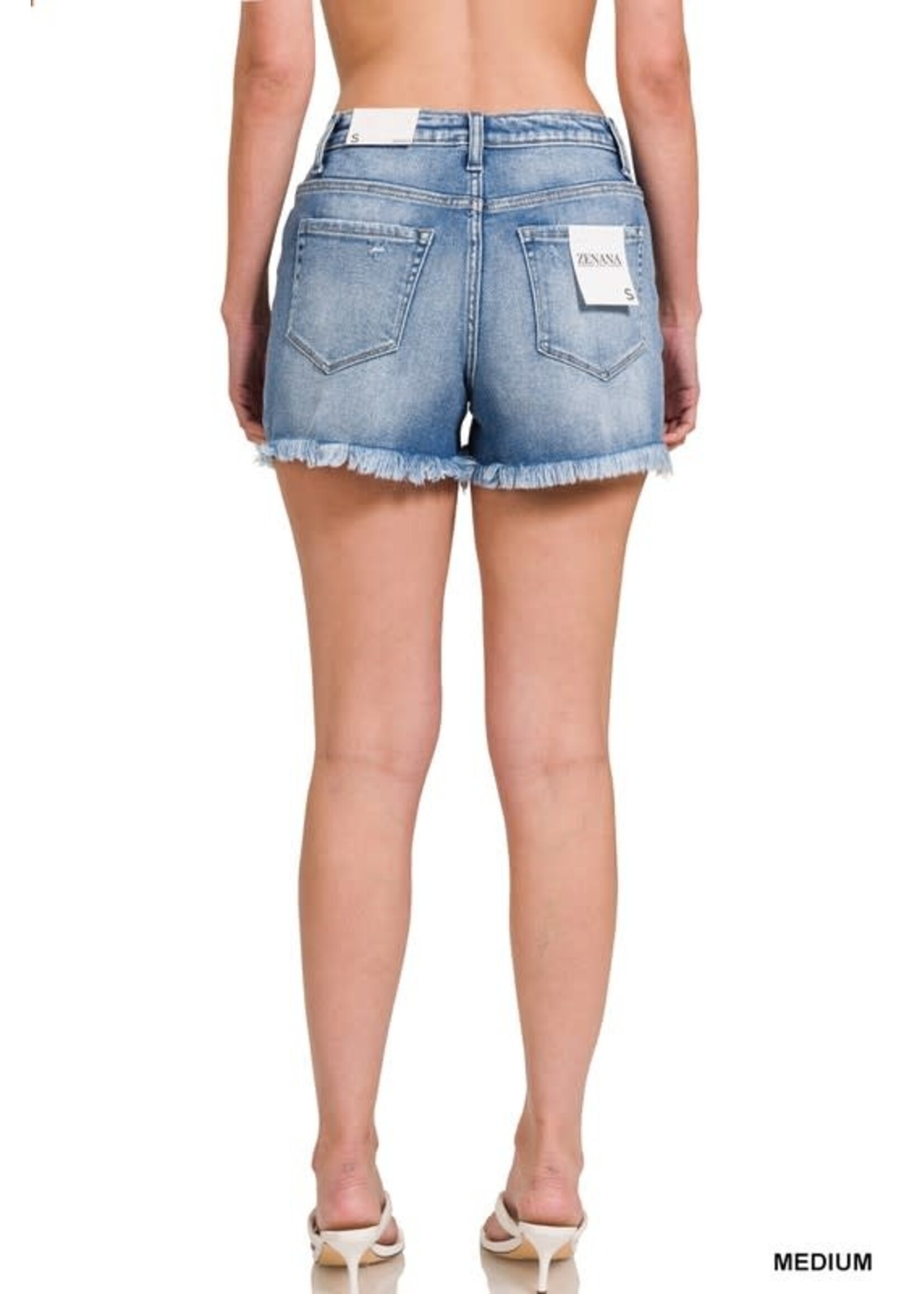 Ava Medium Wash Denim Shorts
