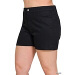 Jilly Black Denim Shorts