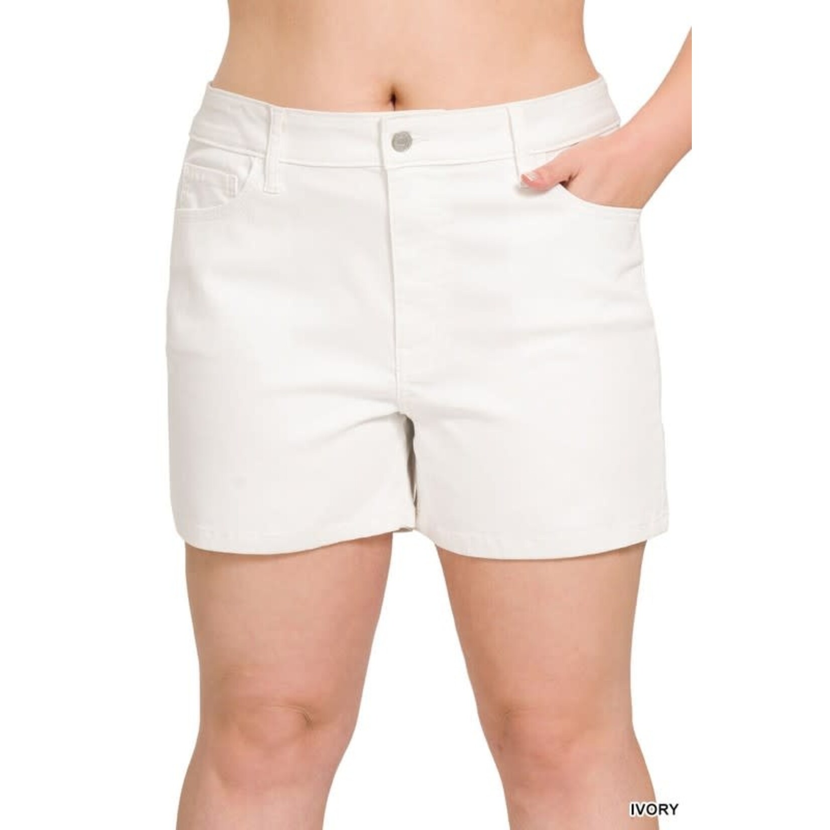Jilly Black Denim Shorts