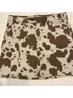 Cow Print Skirt