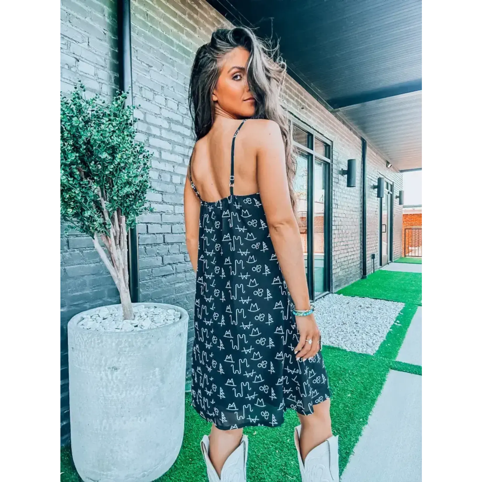 Branded Tank Dress