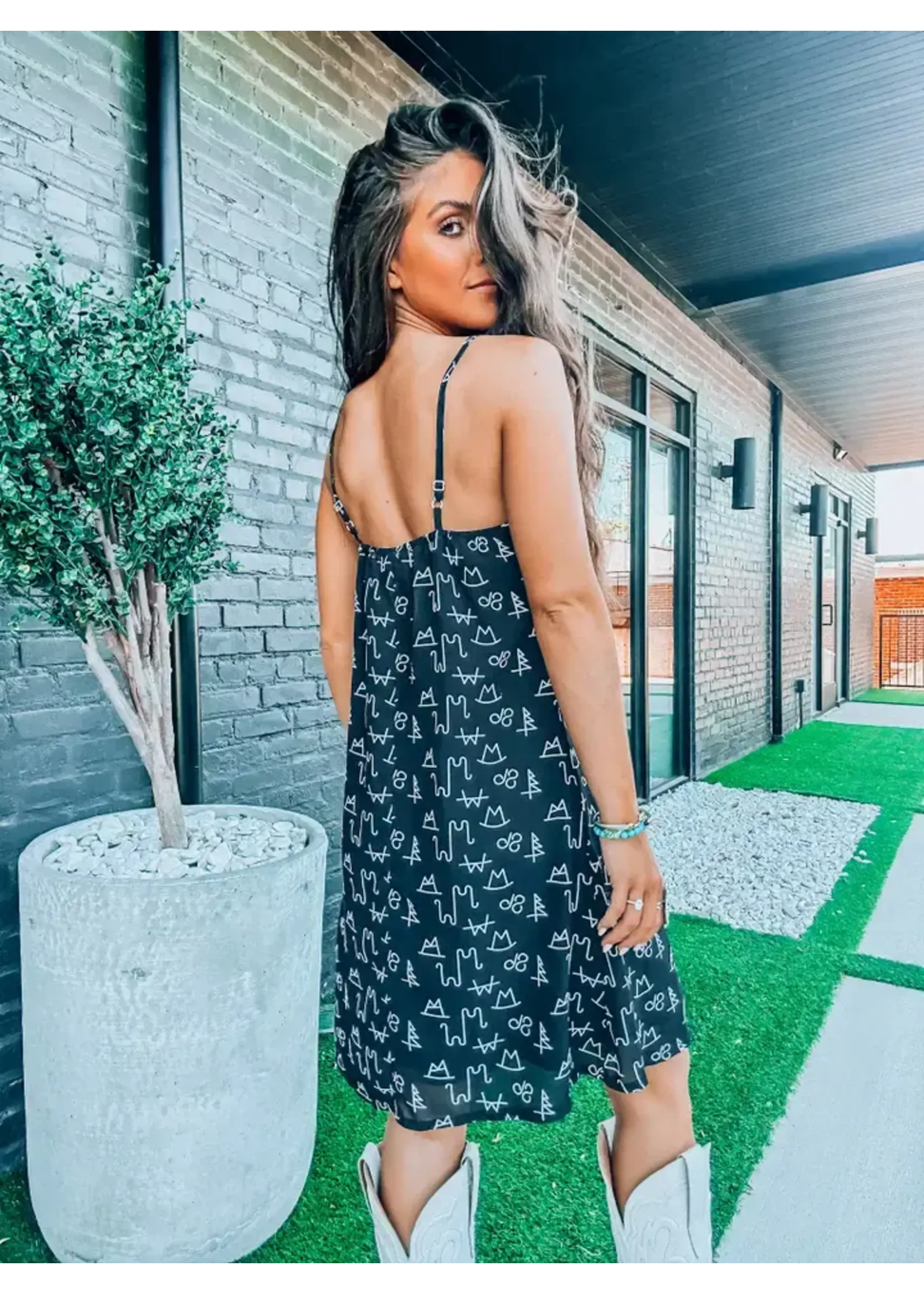 Branded Tank Dress