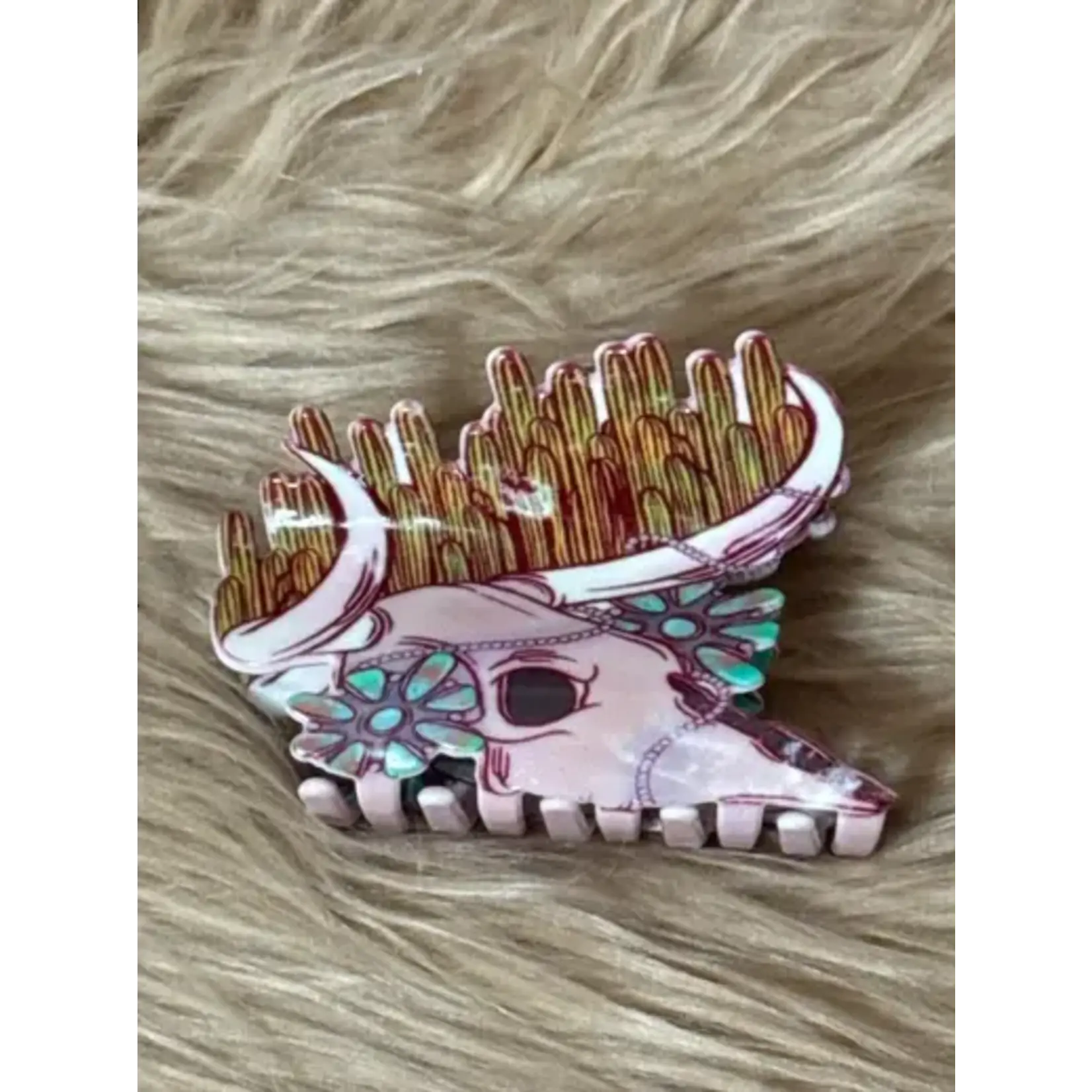 Bullskull Cactus Clip