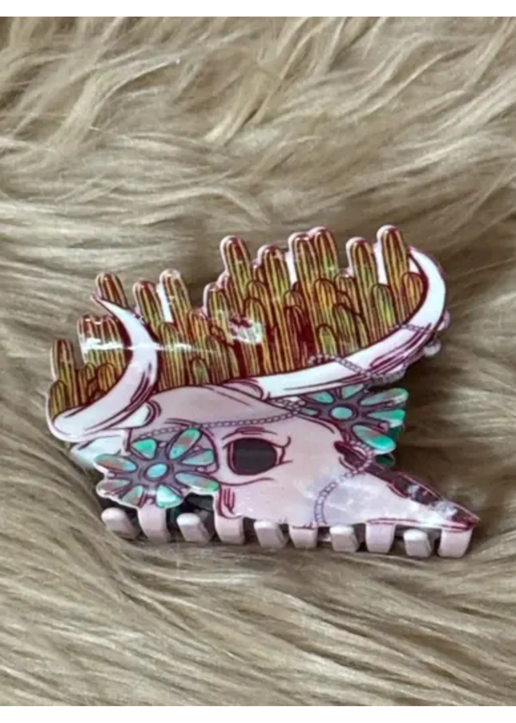 Bullskull Cactus Clip