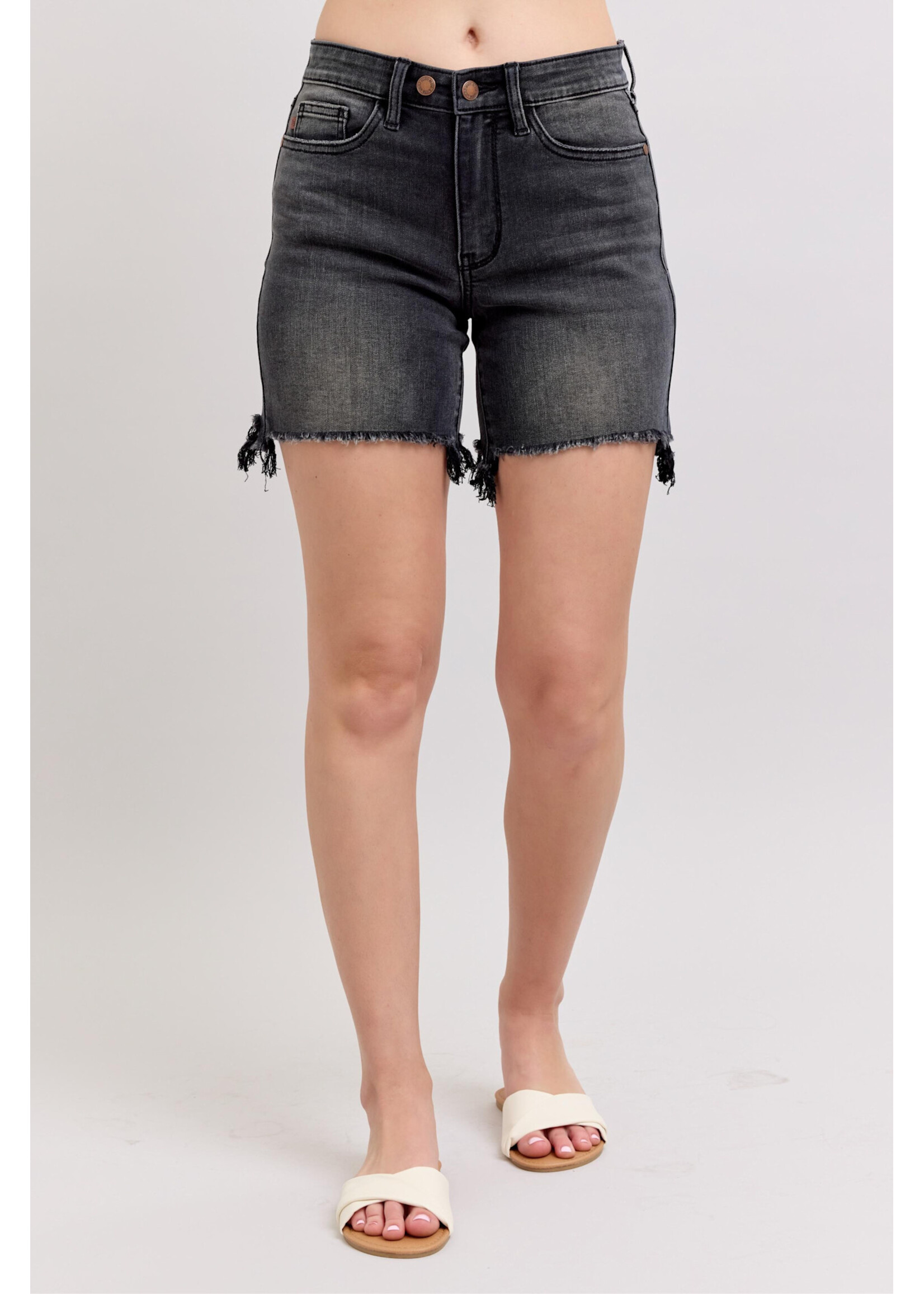 Judy Blue 2 Button Dad Shorts