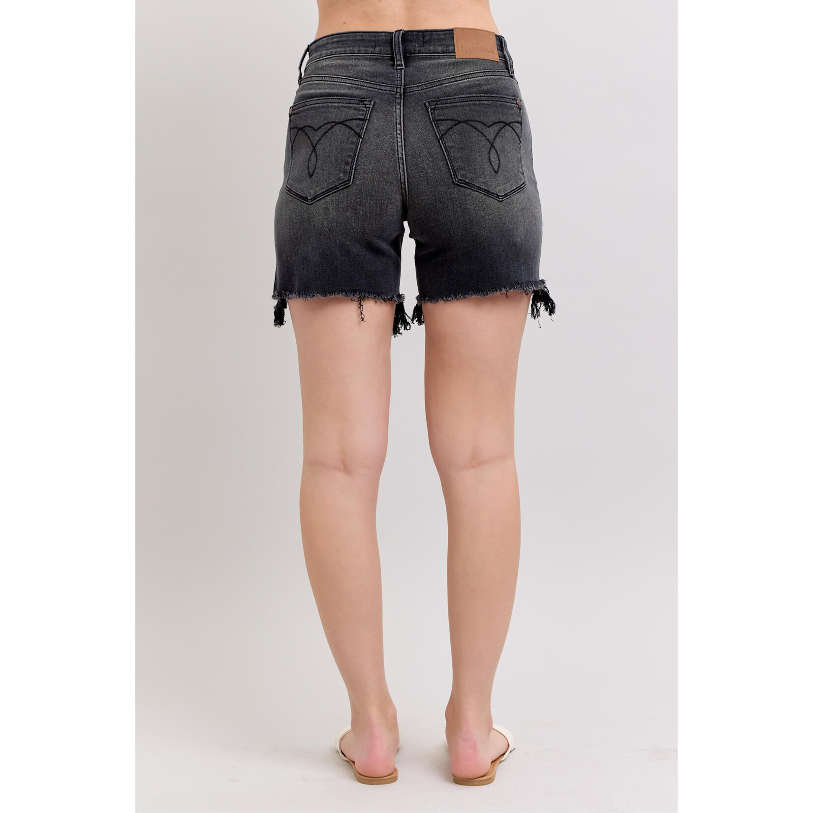 Judy Blue 2 Button Dad Shorts