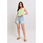 2 Button Mid Length Dad Shorts