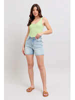 2 Button Mid Length Dad Shorts