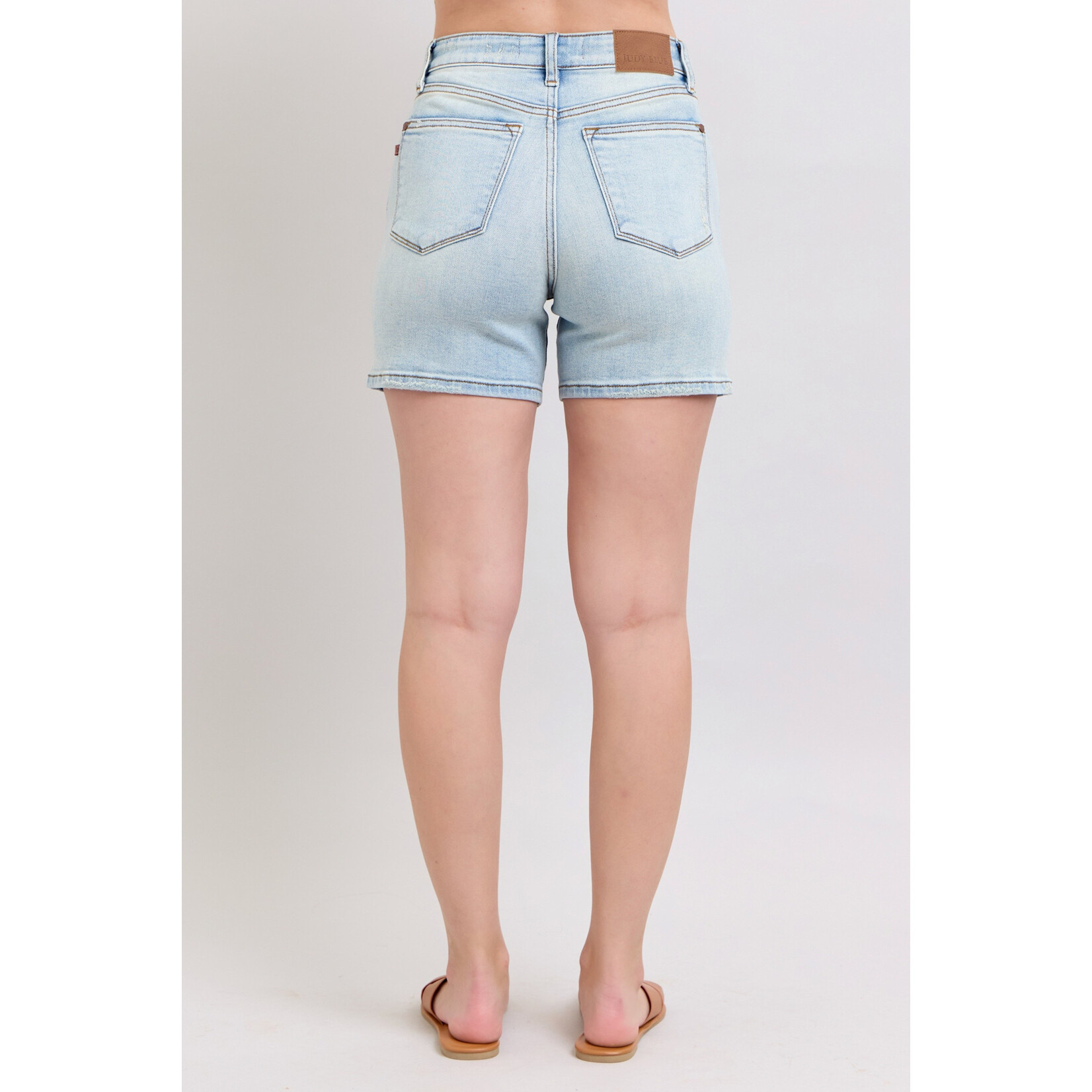 2 Button Mid Length Dad Shorts