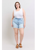 Long Cut Off 2 Button Dad Shorts