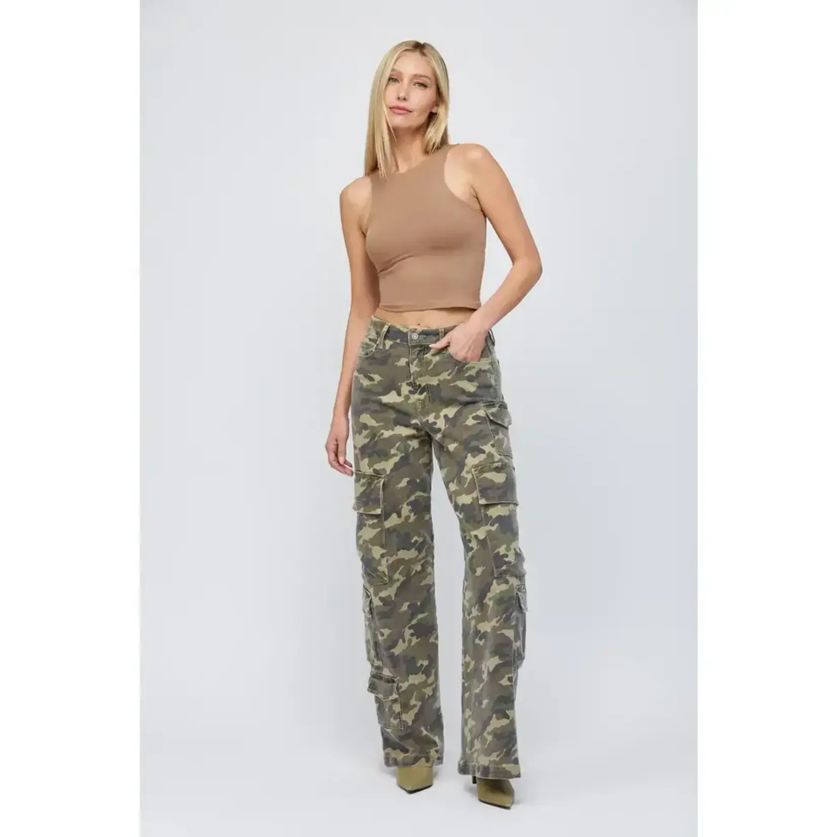 Camo High Rise Cargo