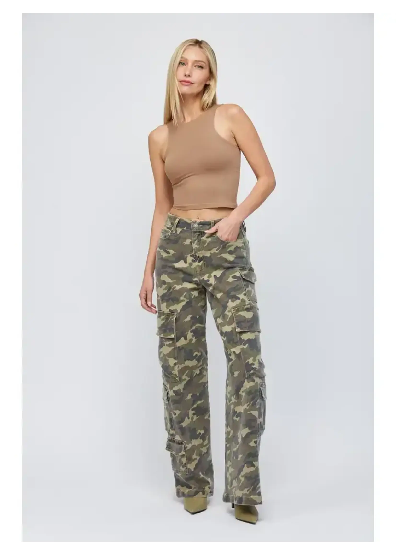 Camo High Rise Cargo