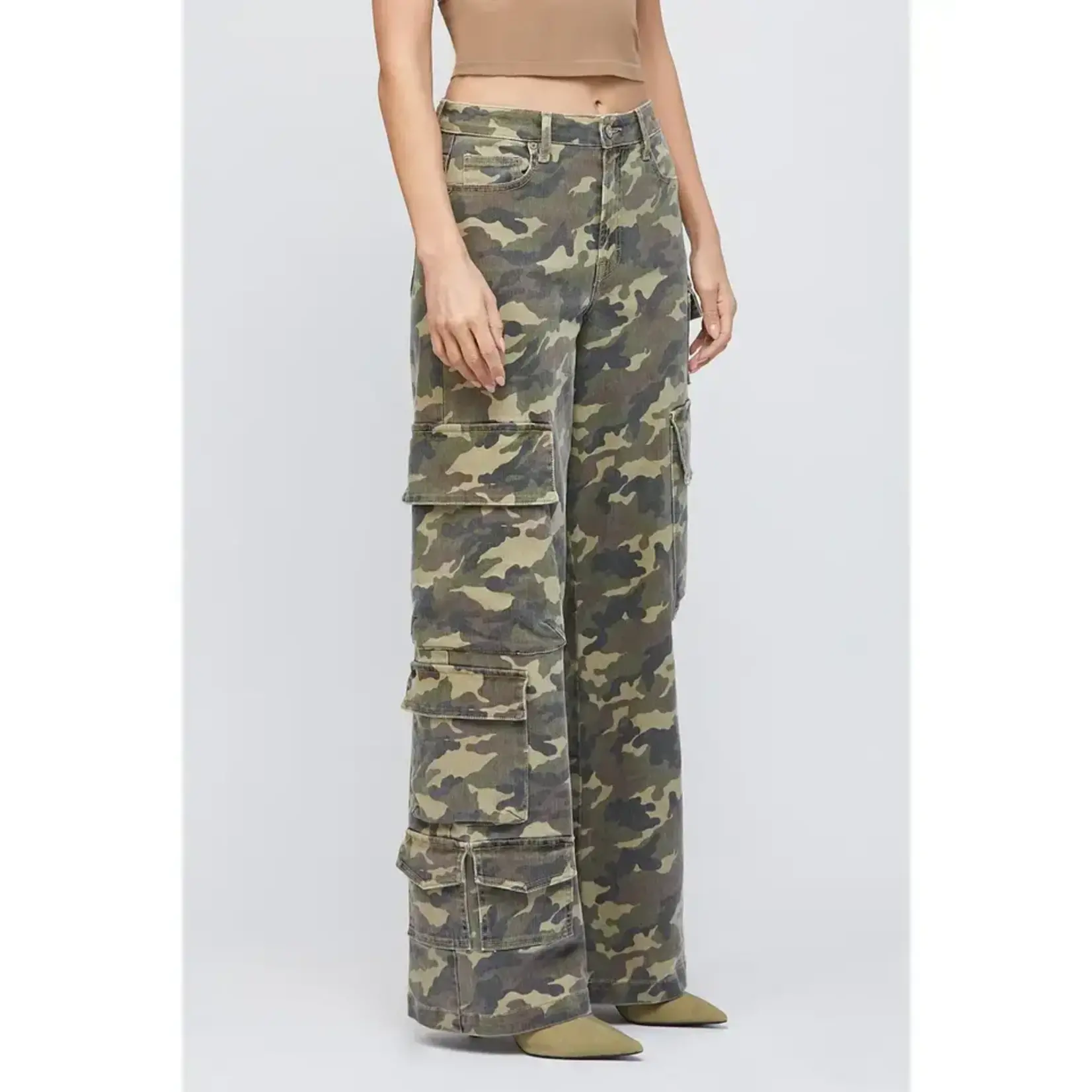 Camo High Rise Cargo