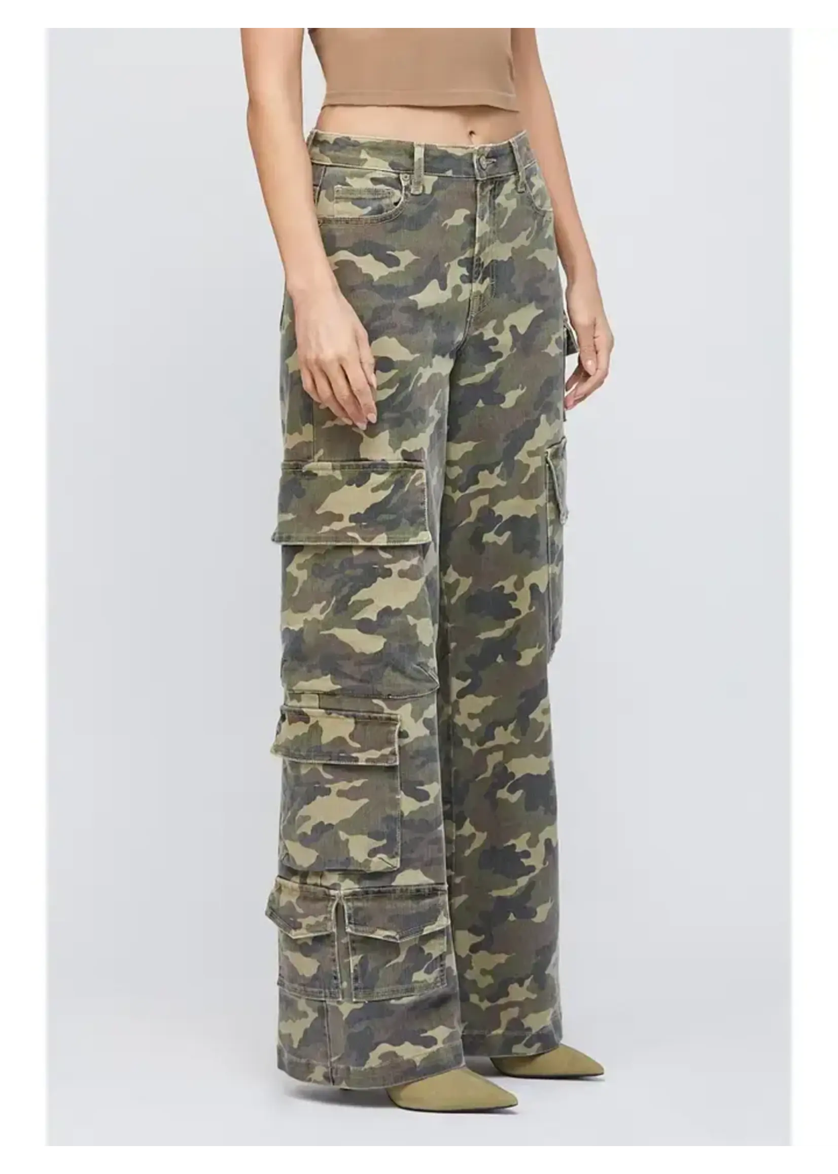Camo High Rise Cargo