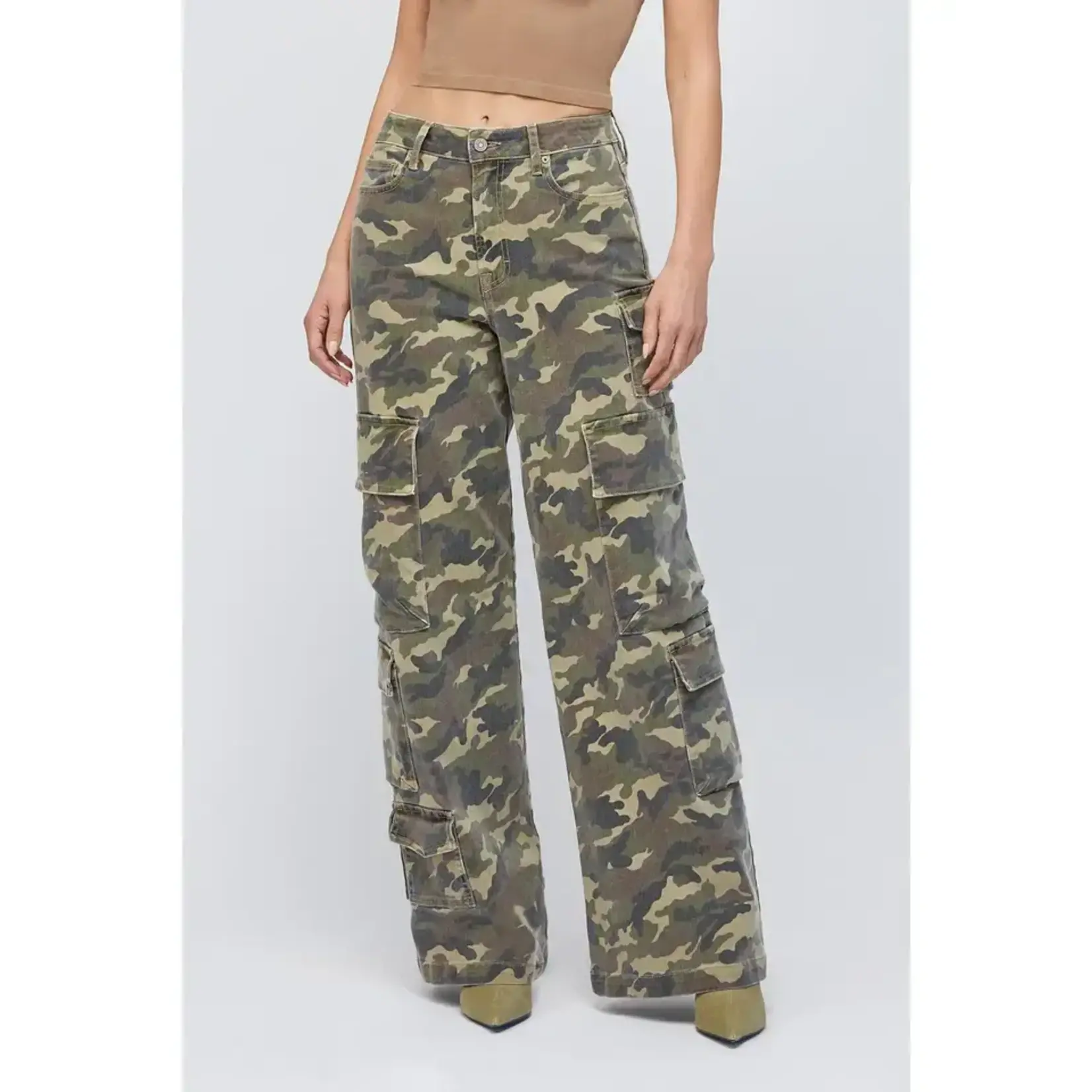 Camo High Rise Cargo
