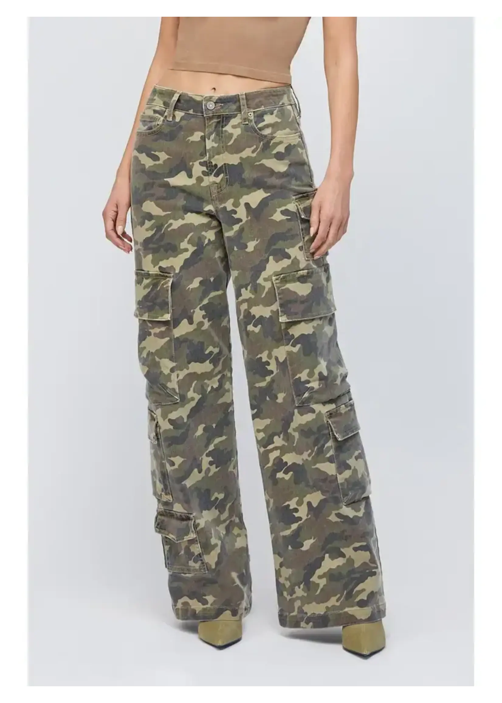 Camo High Rise Cargo