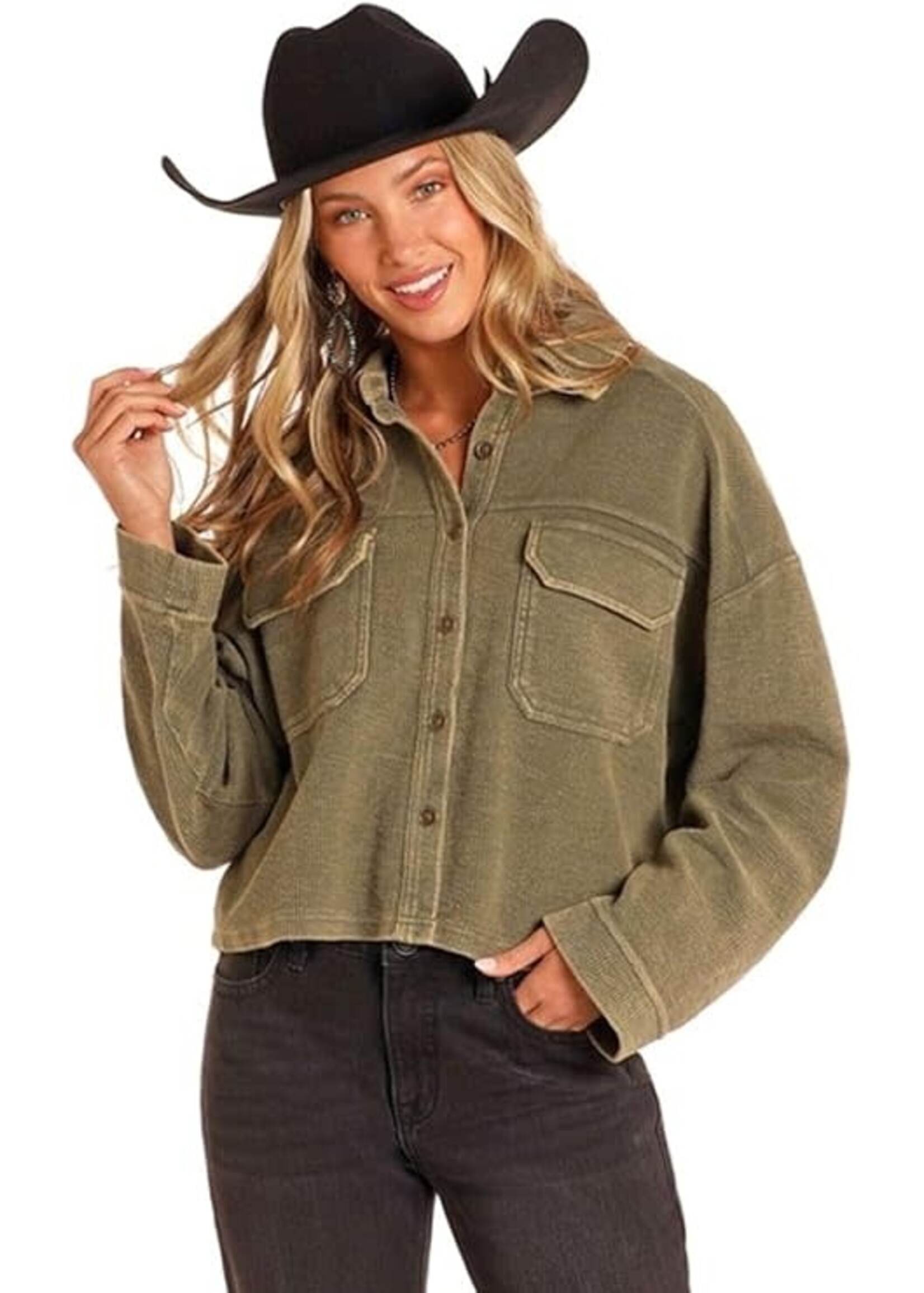 Relaxed Corduroy Button Down