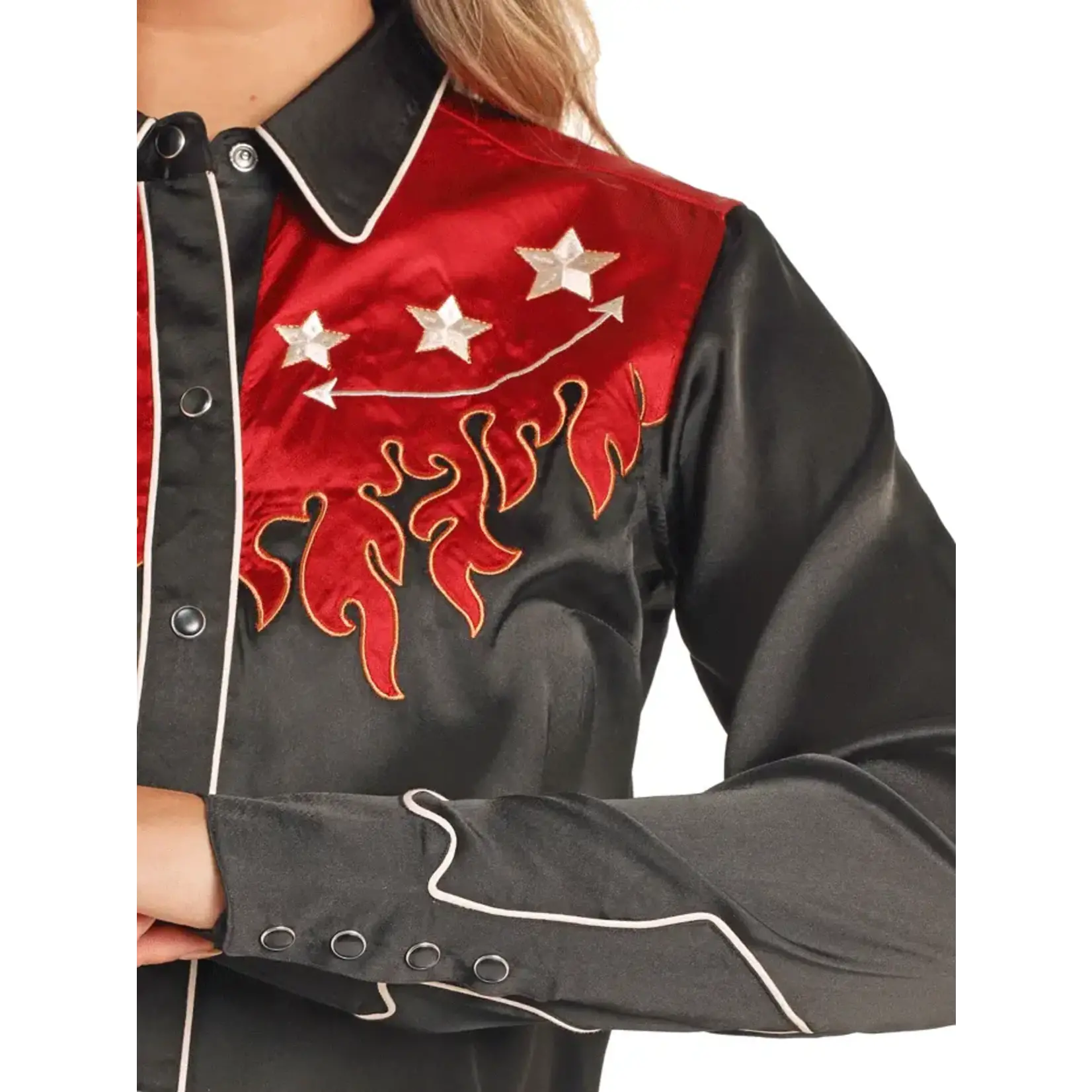 Retro Shirt With Flames