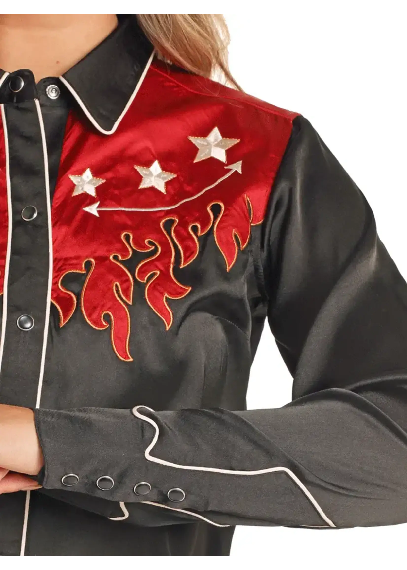 Retro Shirt With Flames