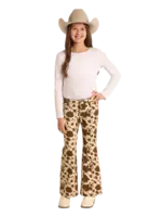 Cowhide Button Flare