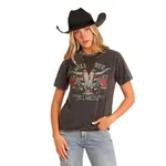 Graphic Tee with Mesh