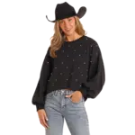 Rhinestone Pullover