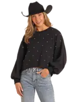 Rhinestone Pullover