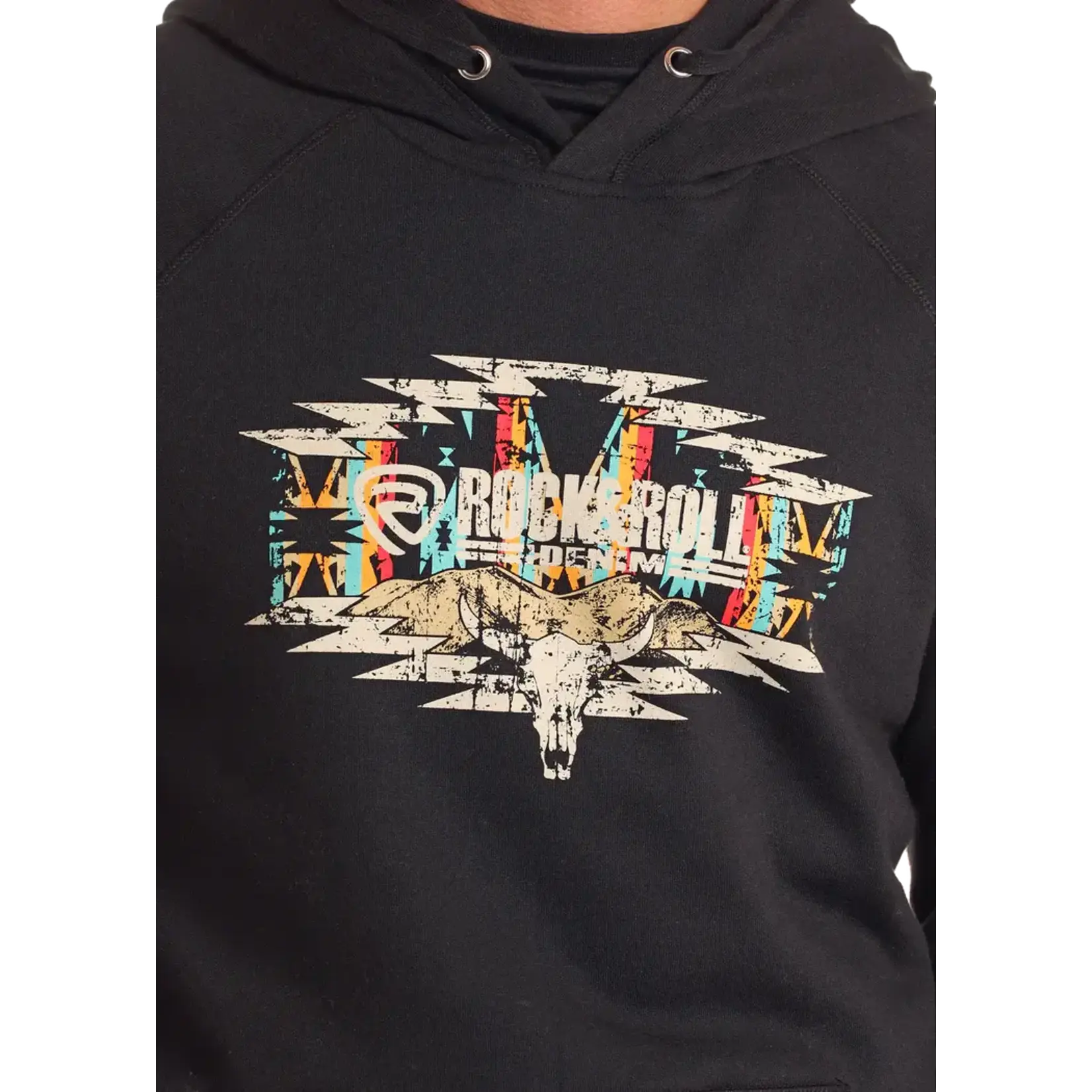 Graphic Skull Aztec Hoodie