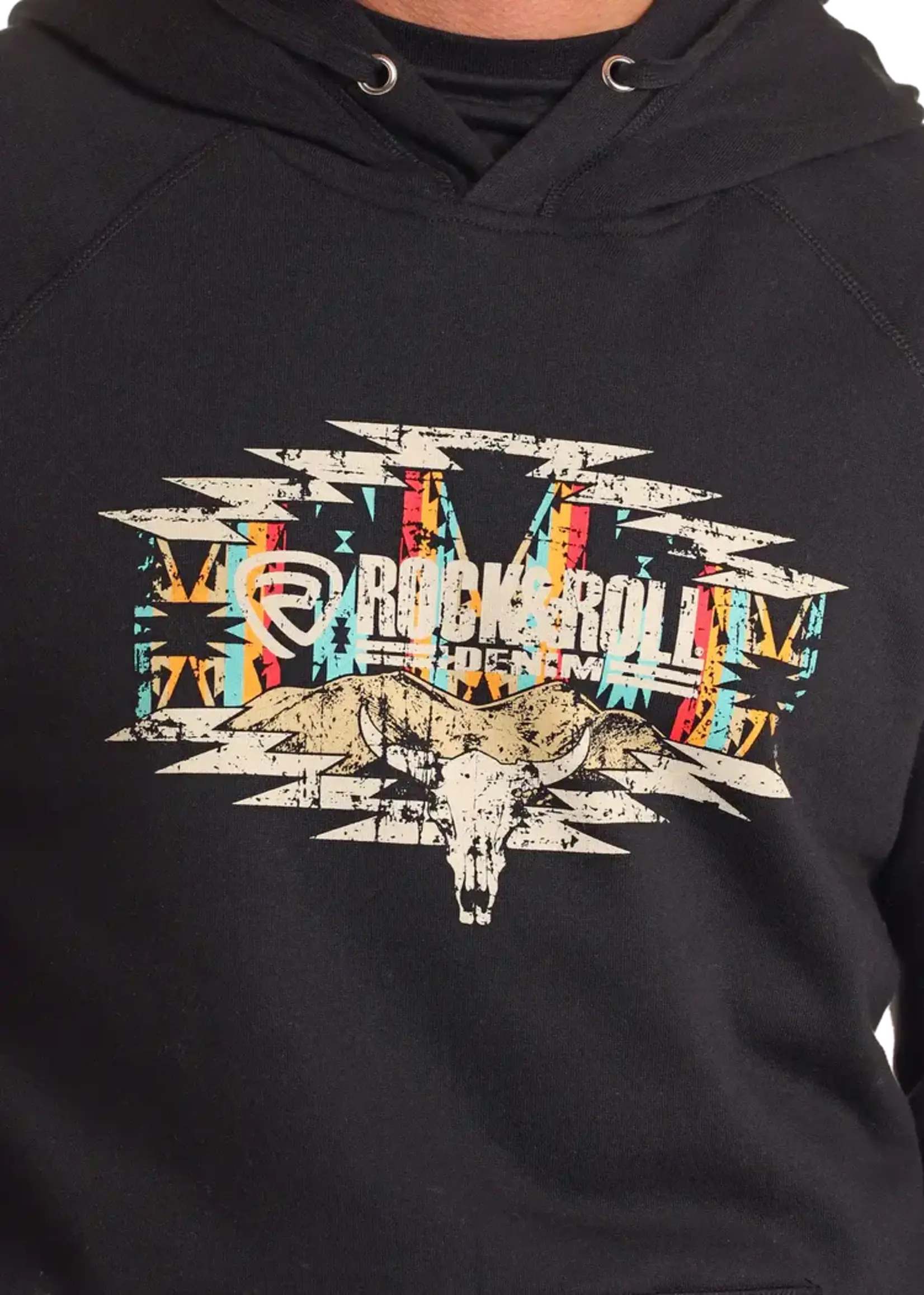 Graphic Skull Aztec Hoodie