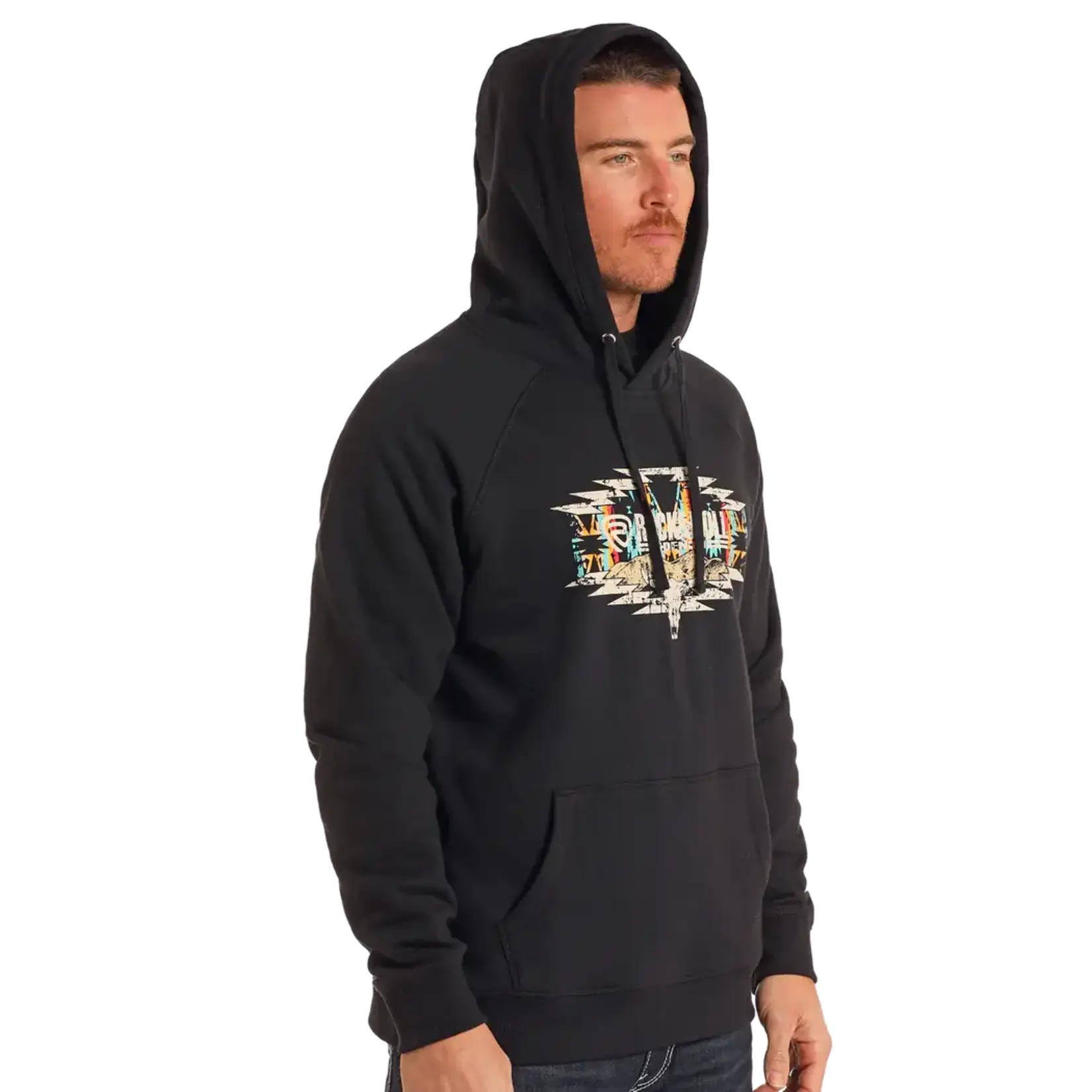 Graphic Skull Aztec Hoodie