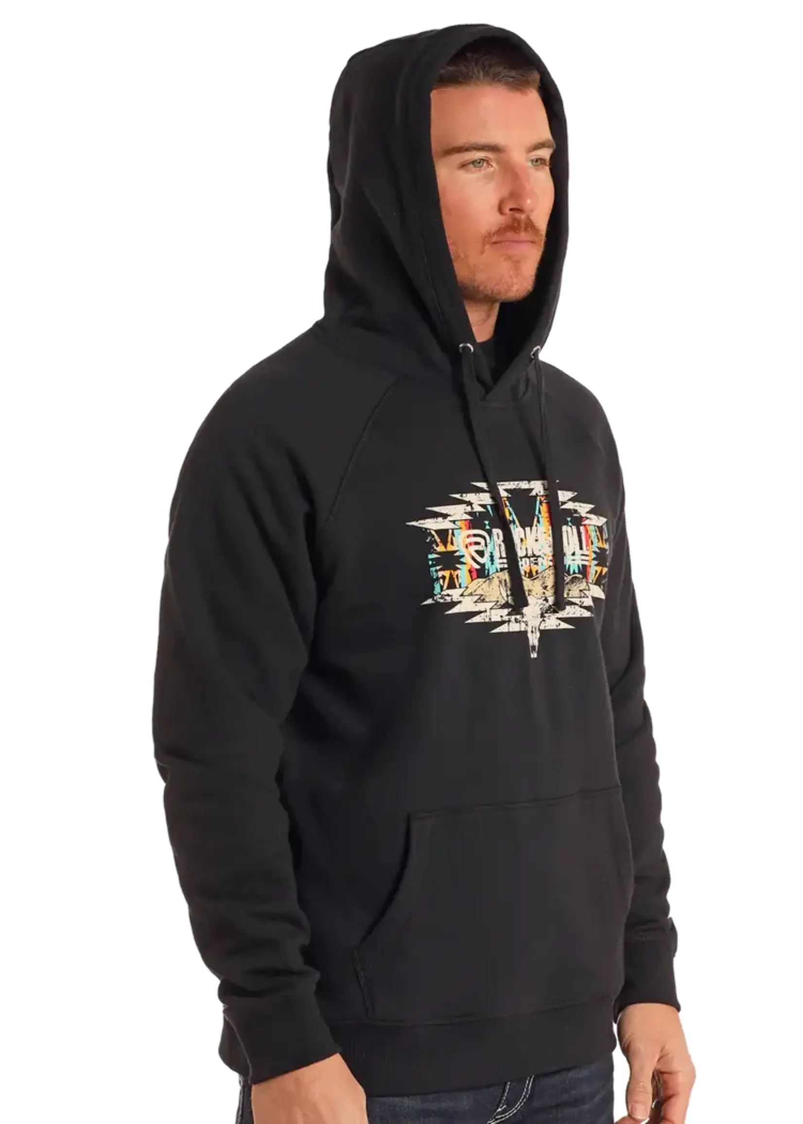 Graphic Skull Aztec Hoodie
