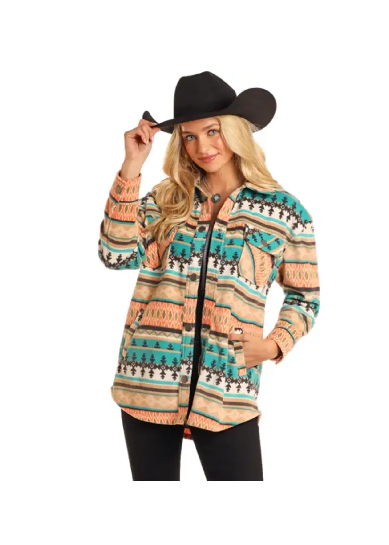 Aztec Fleece Shacket
