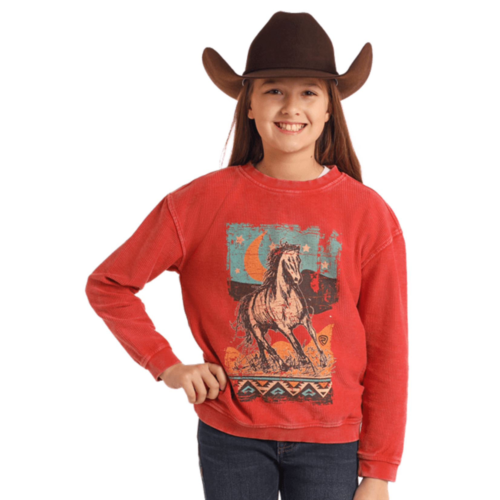 Girl's Horse Pullover
