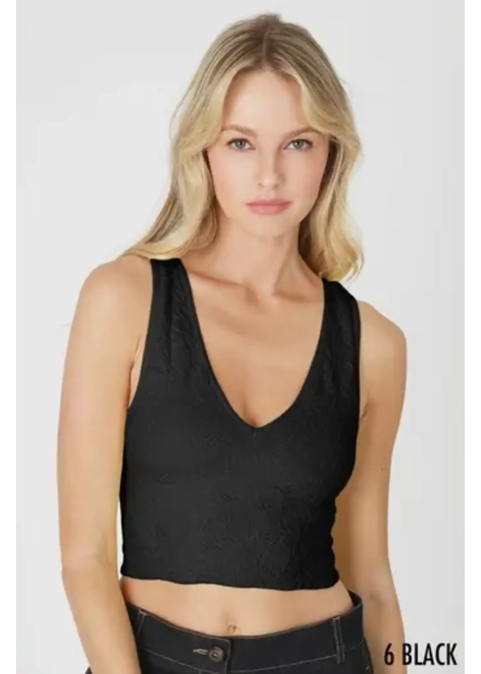 V Neck Tank Top Lace