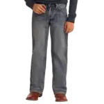 Boy's Rope Stitch EMB Bootcut