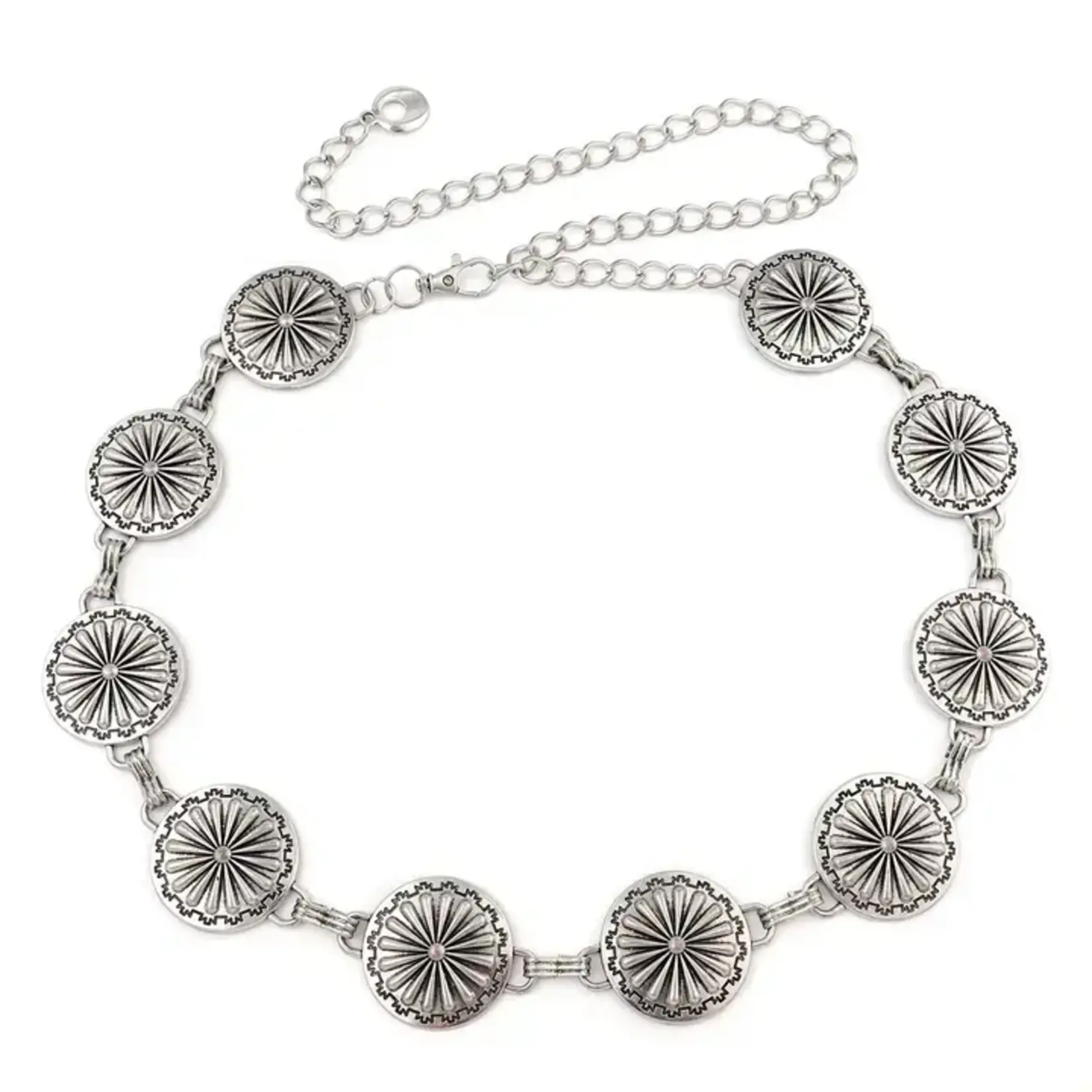 Concho Antique Silver
