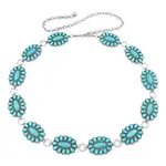 Concho Turquoise Silver