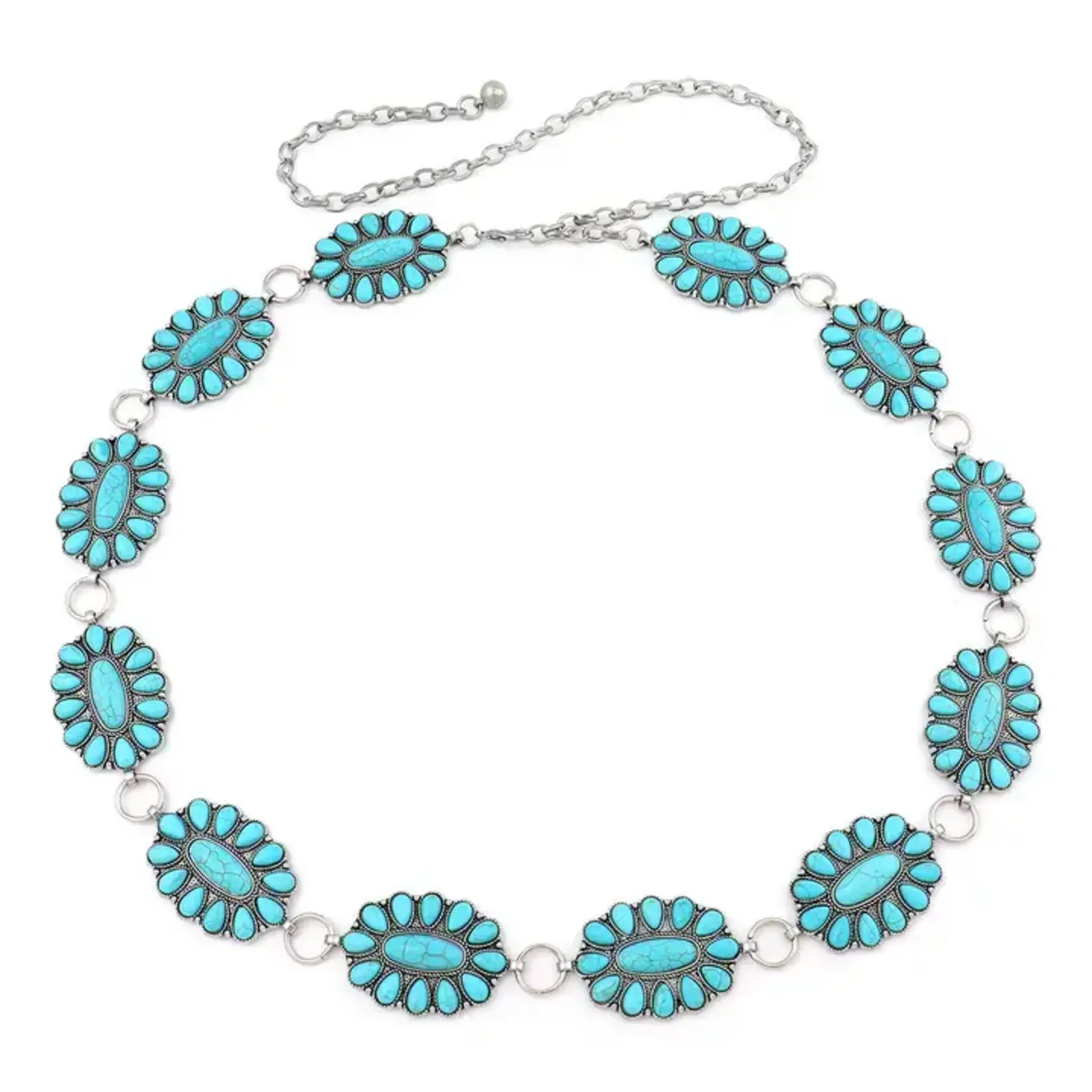 Concho Turquoise Silver