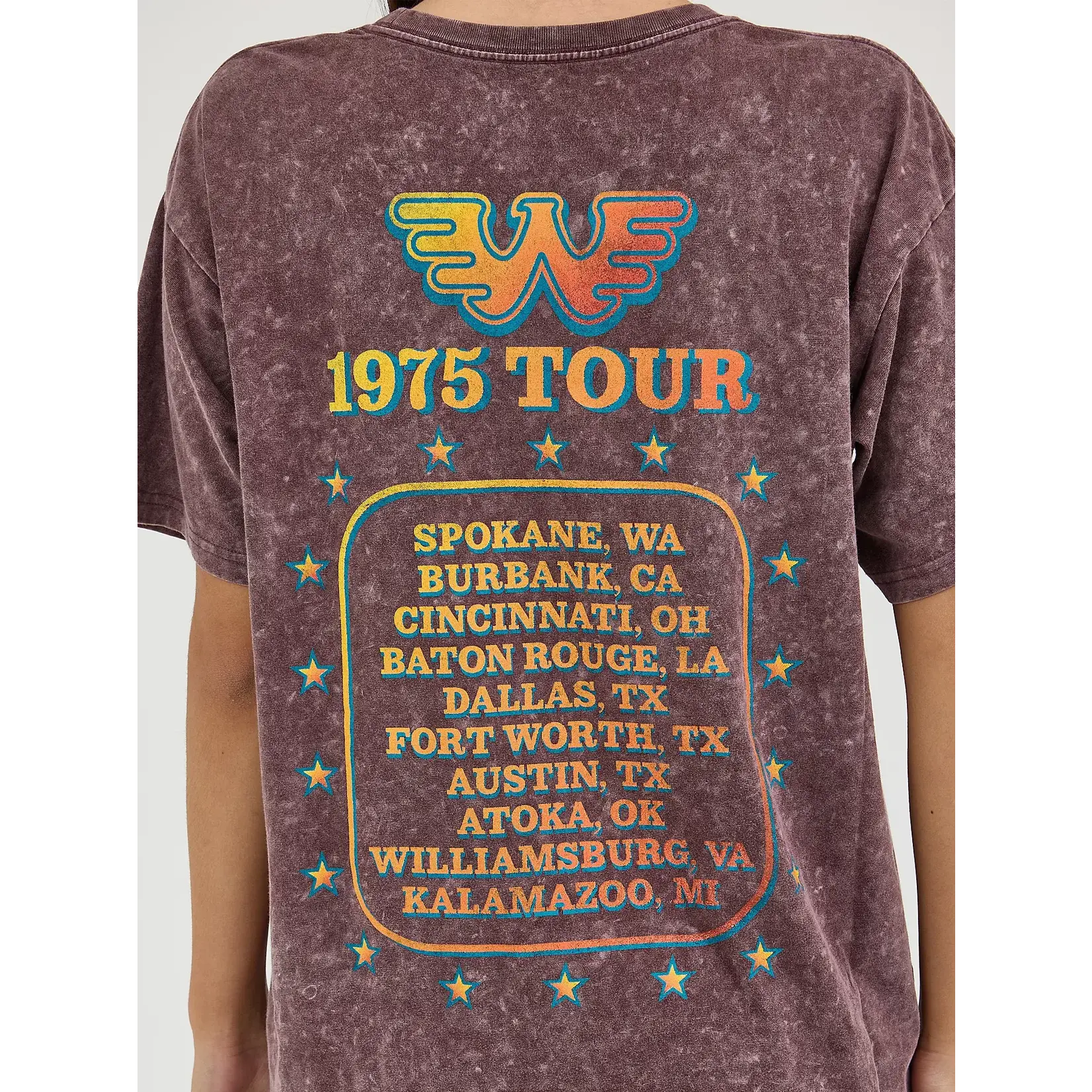Wrangler Women's Wrangler Waylon Jennings Oversized Band Tee