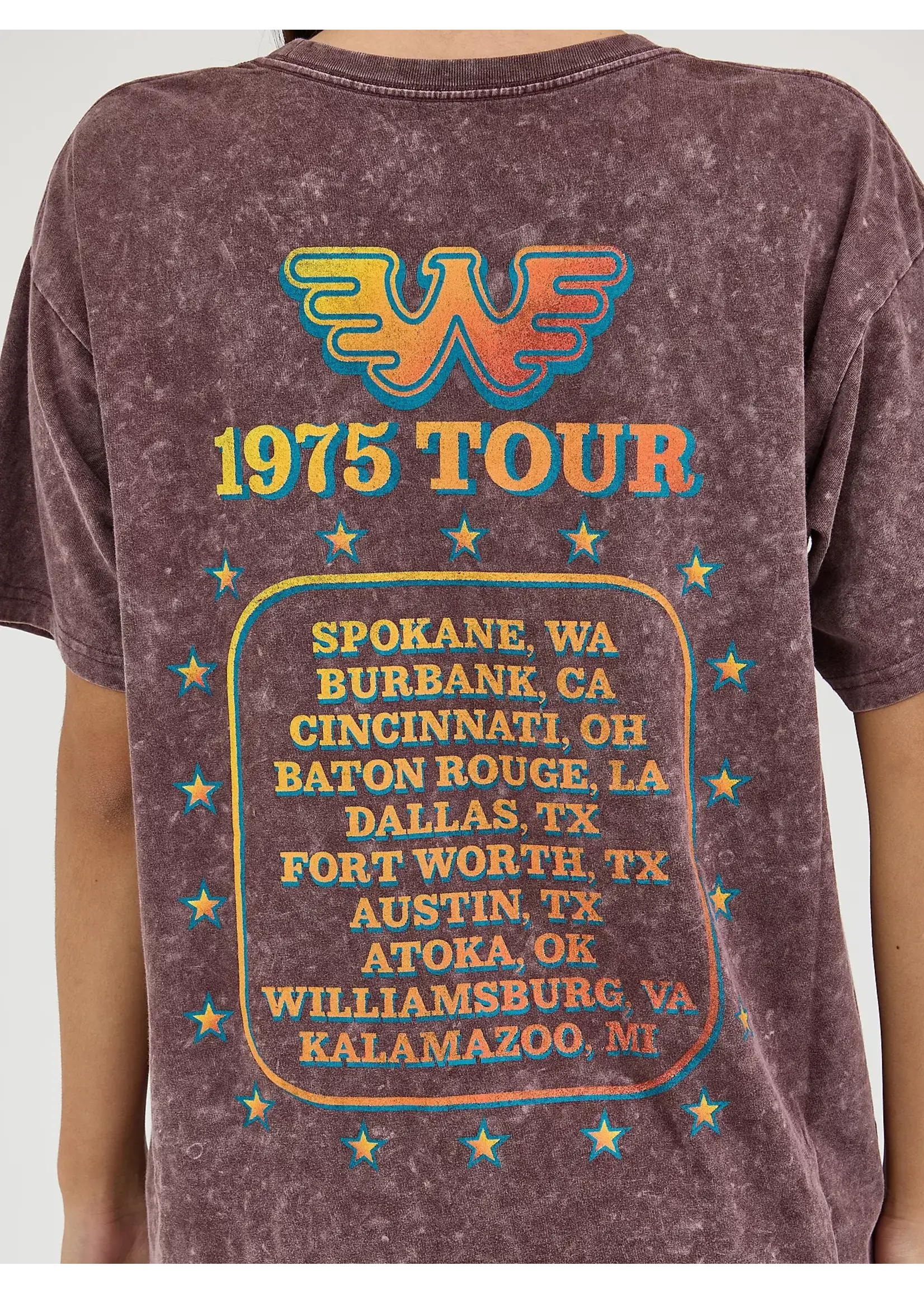 Wrangler Women's Wrangler Waylon Jennings Oversized Band Tee